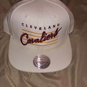 All white Cleveland cavaliers hat!